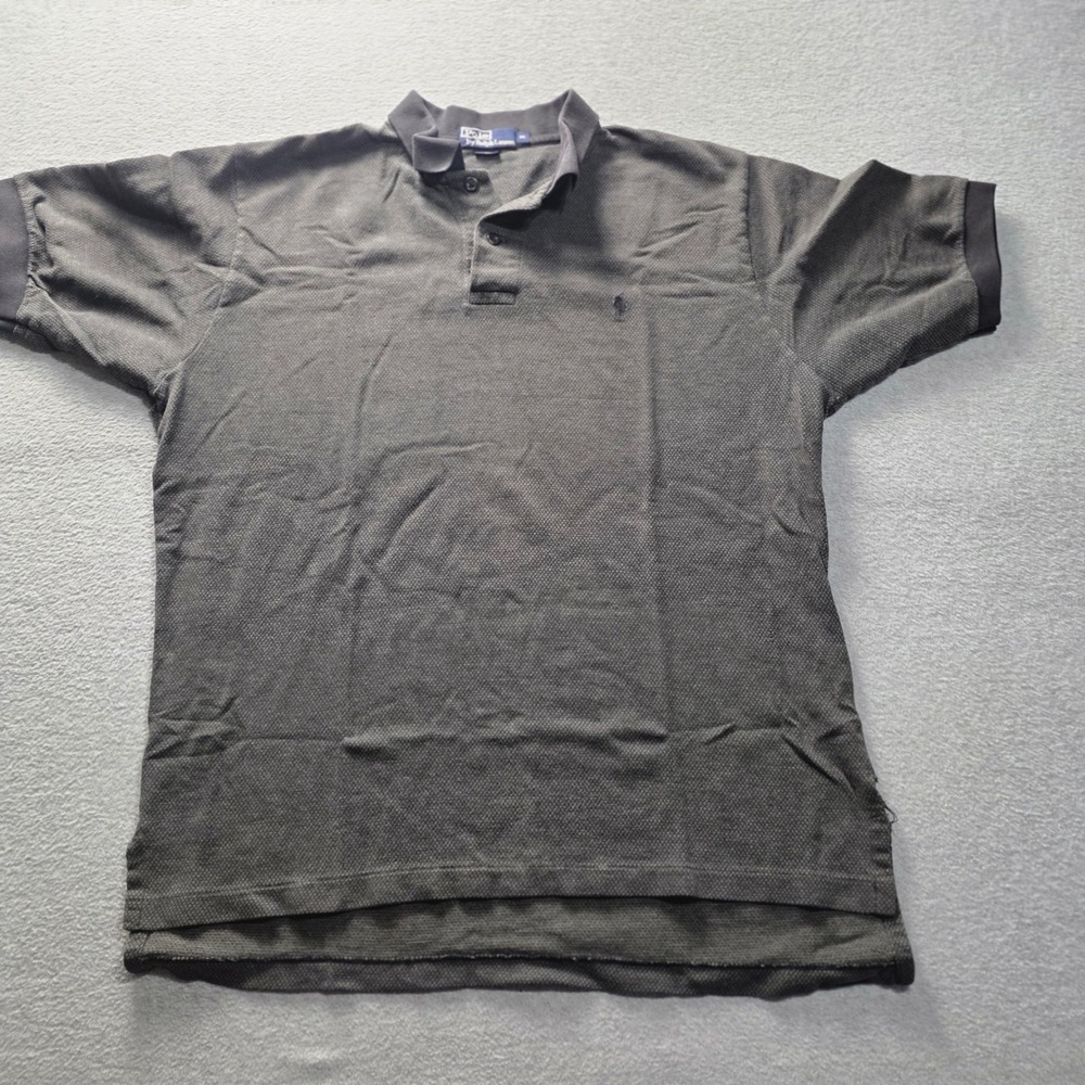 Polo Ralph Lauren Polo Shirt Mens XL Charcoal Gray College Old Money Preppy Golf